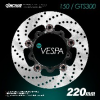 VESPA 300 銨科浮動碟盤 (日本白鐵 420不鏽鋼)